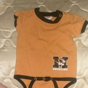 Mizzou infant onsie